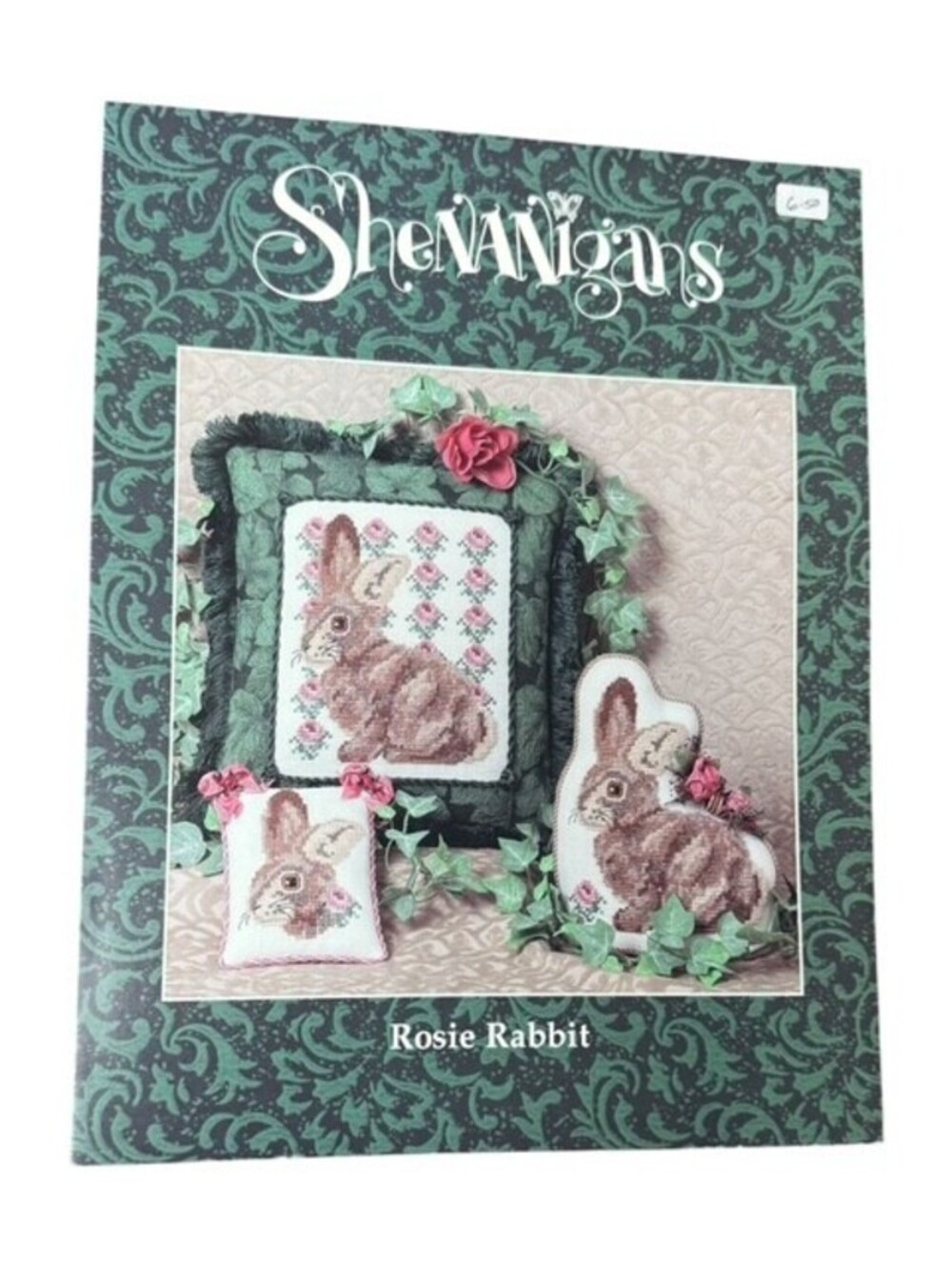 Shenanigans Rosie Rabbit Cross Stitch Pattern Booklet